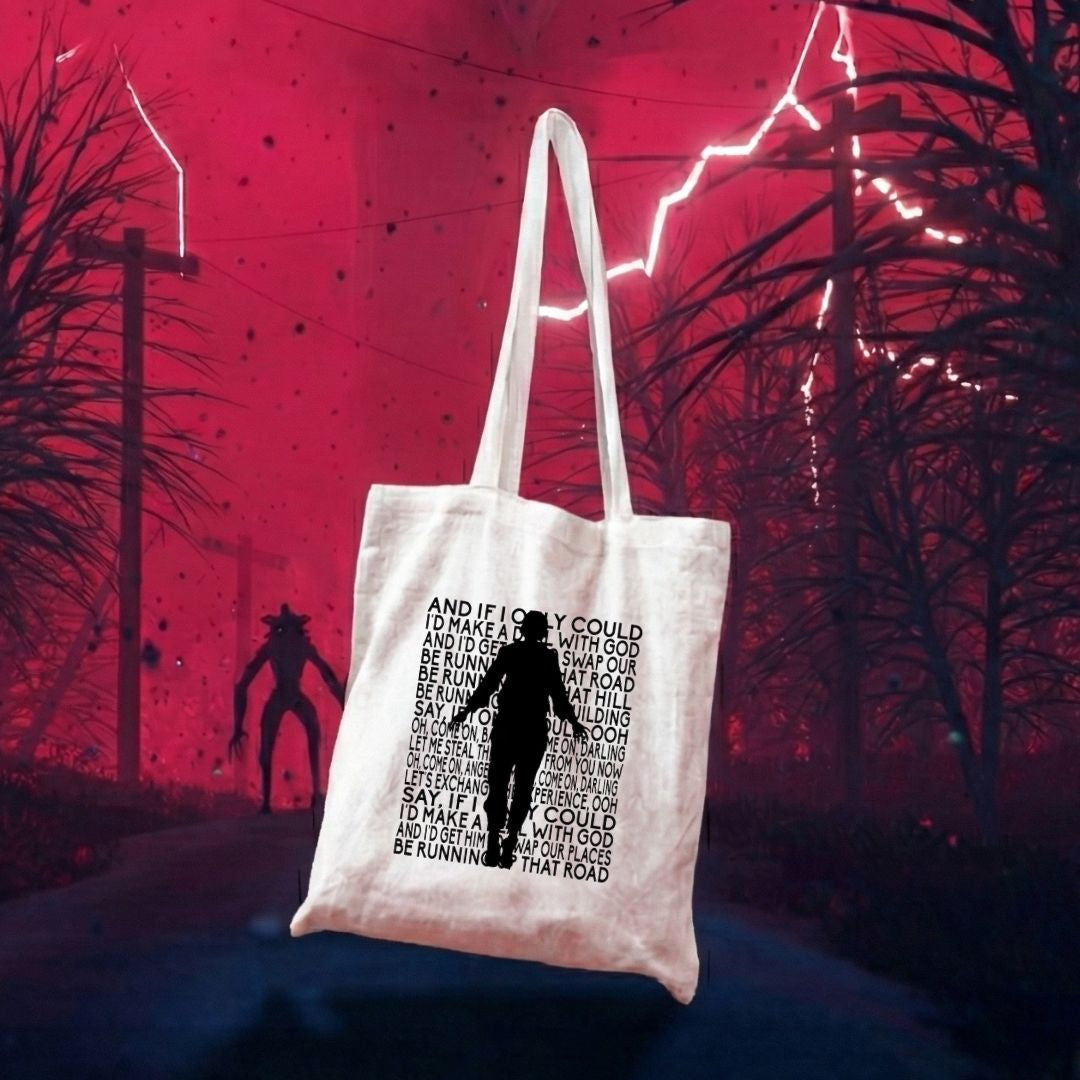 Possessed Maddy Stranger Things Design Tote Bag Mugdog