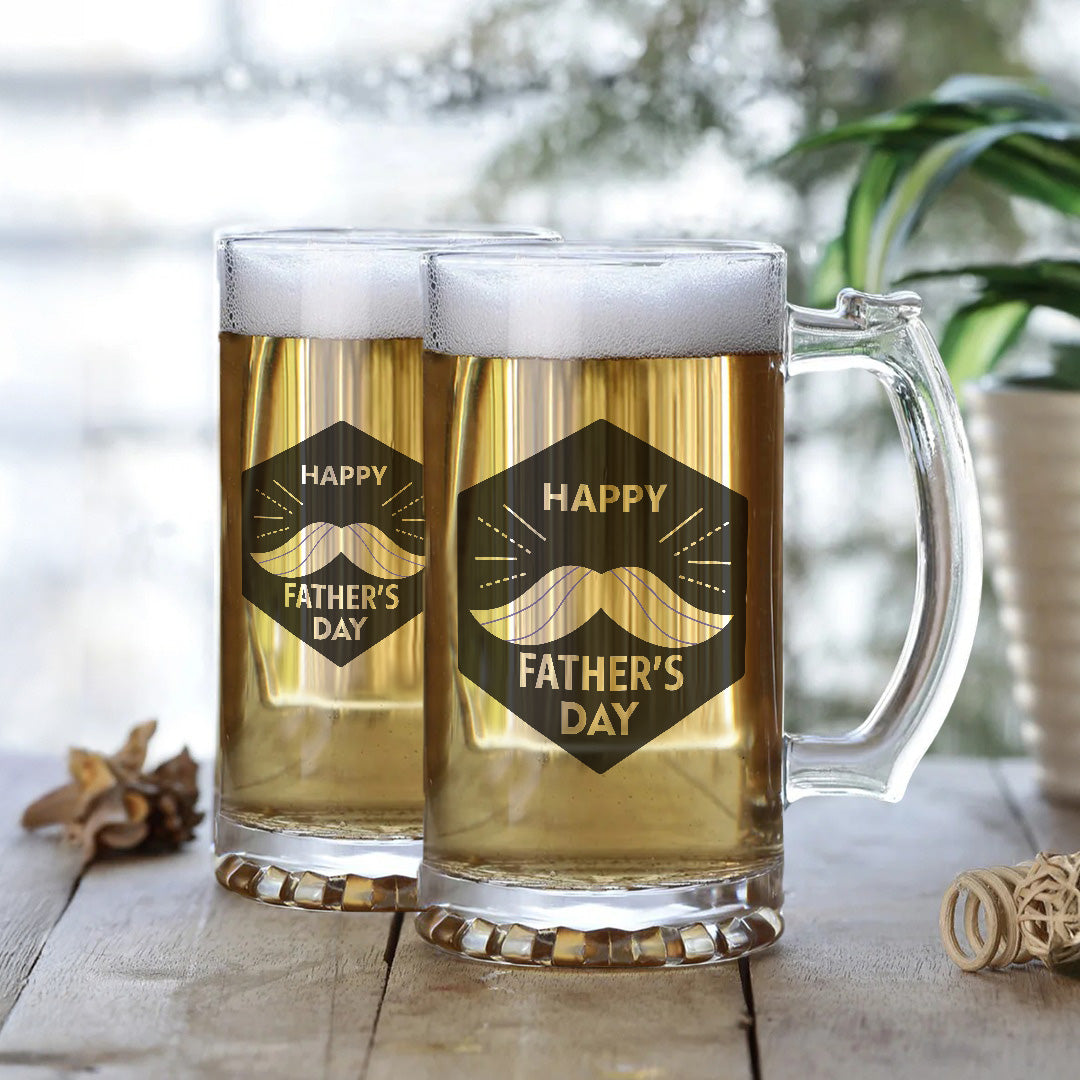 Happy Father's Day Beer Mug | Father's Day Gift 2025 | MugDog