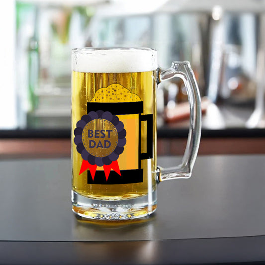 Best Dad Personalised Beer Mug | Best Gift for Father | MugDog