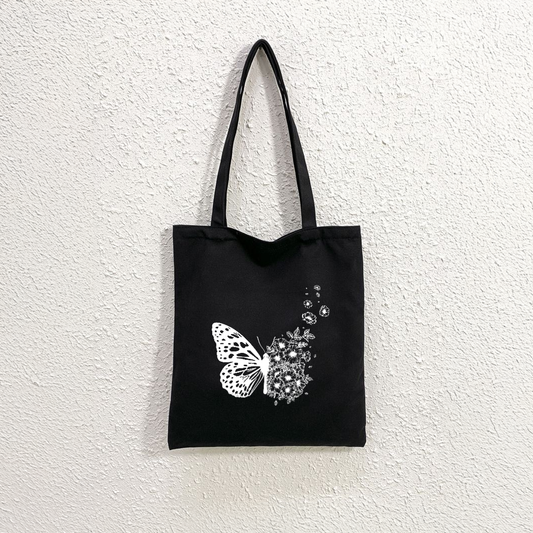 ugdog Black Tote Bag for Butterfly Lovers | Stylish and Durable Tote Bags for Women Mugdog- Buy Your Gifting Items