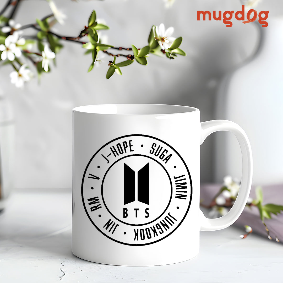 BTS Family Name Mugs
