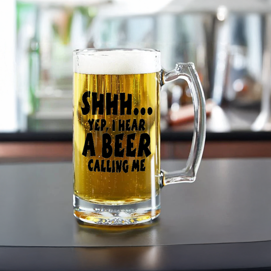"Beer Is Calling Me" Quote Mug | Funny & Flirty Mug for Beer Lovers Mugdog- Buy Your Gifting Items