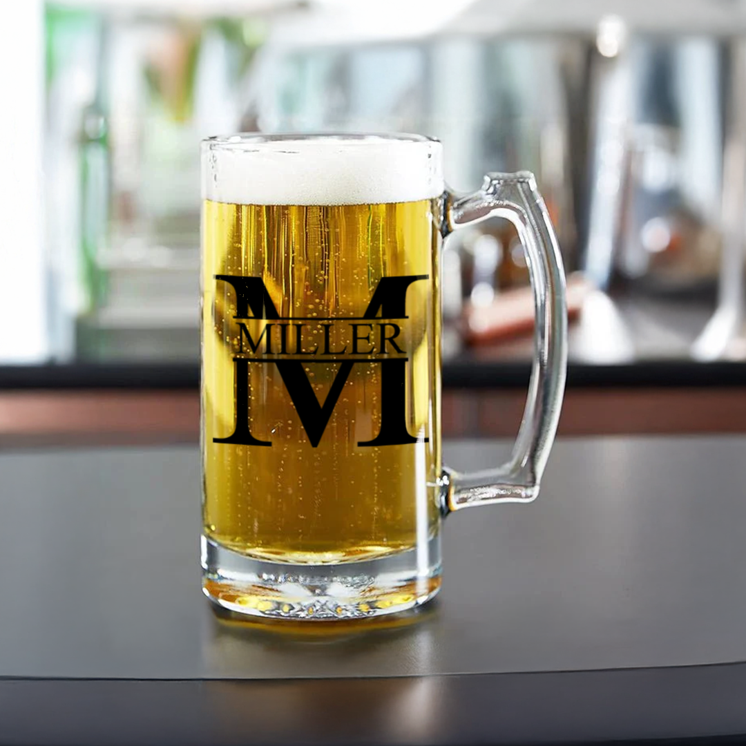 Custom Beer Mugs | Personalized Glass Mugs | Ideal Gift for Beer Lovers Mugdog- Buy Your Gifting Items