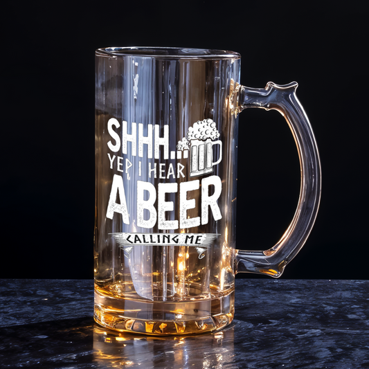 Flirty Quotes Beer Mug | "Beer Calling Me" Custom Mug