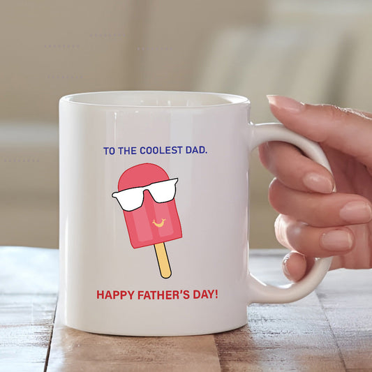 Happy Father's Day Cushion with Mug | Father's Day Personalised Combo Set | MugDog Mugdog- Buy Your Gifting Items