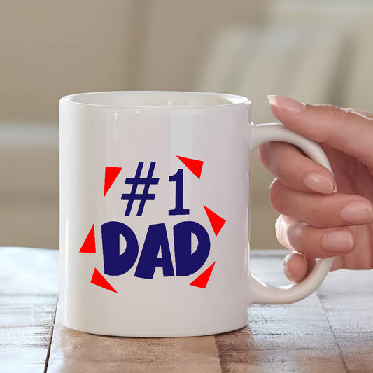 Number 1 Dad Cushion & Mug Combo | Unique Gifts for Fathers | MugDog Mugdog- Buy Your Gifting Items