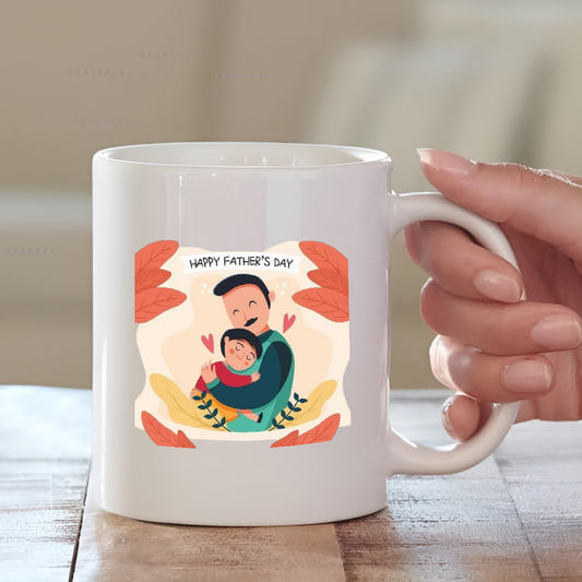 Happy Father's Day Cushion with Filler | Father's Day 2025 Gift Combo| MugDog