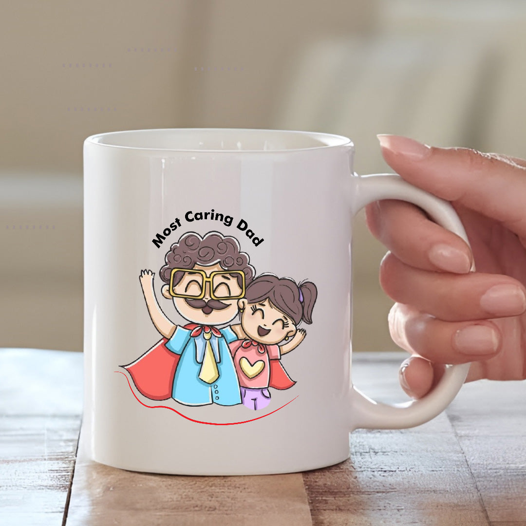 Cushion with Mug Combo from Daughter| Custom Fathers Day Present | MugDog Mugdog- Buy Your Gifting Items