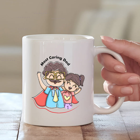 Cushion with Mug Combo from Daughter| Custom Fathers Day Present | MugDog Mugdog- Buy Your Gifting Items