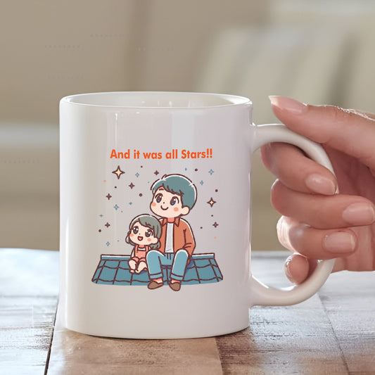 Printed Father's Day Cushion Mug Combo | Combo Sets for Father's Day | MugDog