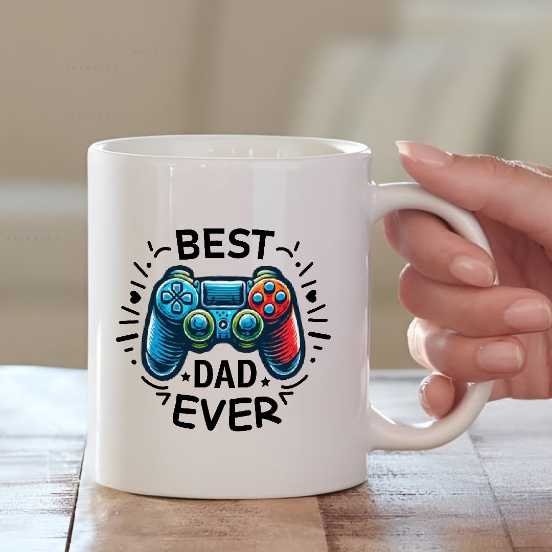 Best Dad Personalised Cushion with Mug | Best Father's Day Gifts Combo | MugDog