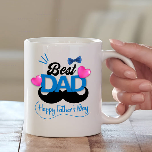 Best Dad Cushion Mug Combo | Father's Day Gift 2025 | MugDog Mugdog