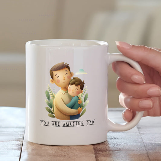 Memory Cushion Mug Combo for Father's Day 2025 | Sentimental Gift for Dad | MugDog Mugdog- Buy Your Gifting Items