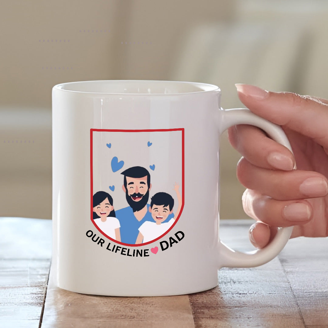 Celebrate Dad with Cushion & Mug Combo | Best Gift for Father | MugDog