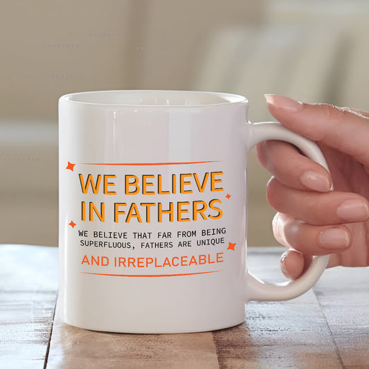 Believe in Fathers Cushion with Mug Combo| Best Father Days Gift | MugDog Mugdog- Buy Your Gifting Items