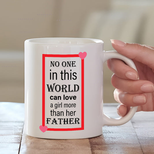 Father's Day Personalised Cushion Mug Combo from Daughter | Best Fathers Day Gifts | MugDog