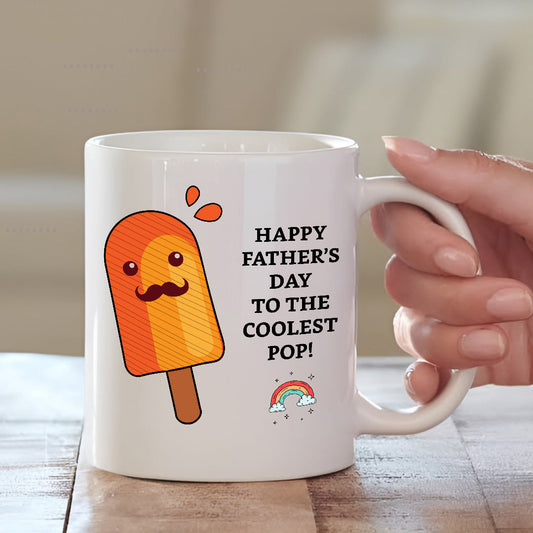 Happy Father's Day Cushion with Filler | Best Gift for Father| MugDog Mugdog- Buy Your Gifting Items