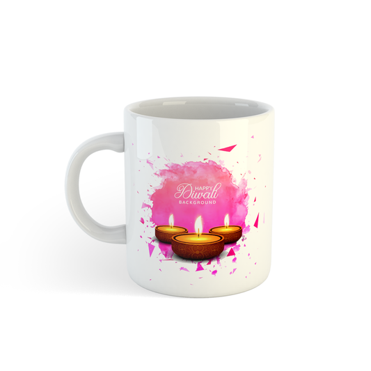 Colorful Happy Diwali Mug | Ideal Gift For Diwali Festival Mugdog- Buy Your Gifting Items