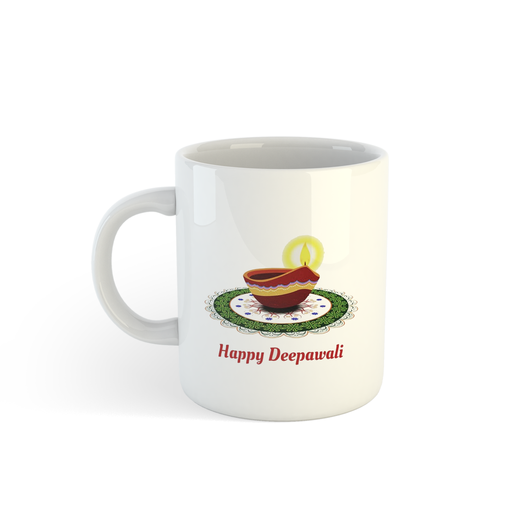 Happy Deepawali Mug | Celebrate the Festival of Lights with Style Mugdog- Buy Your Gifting Items