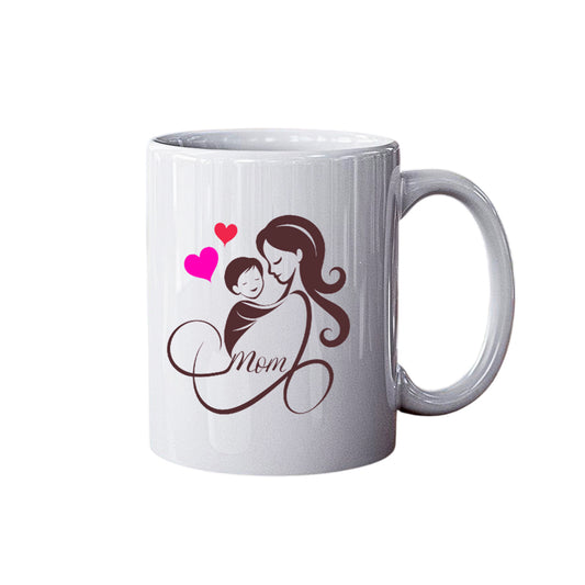 Gift for Mom on Mother’s Day | Ceramic Coffee Mug | Sentimental Design to Make Her Feel Extra Special