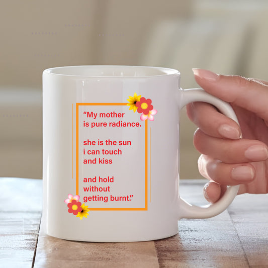 Letter Theme Ceramic Coffee Mug for Mother | Mother's Day Gift