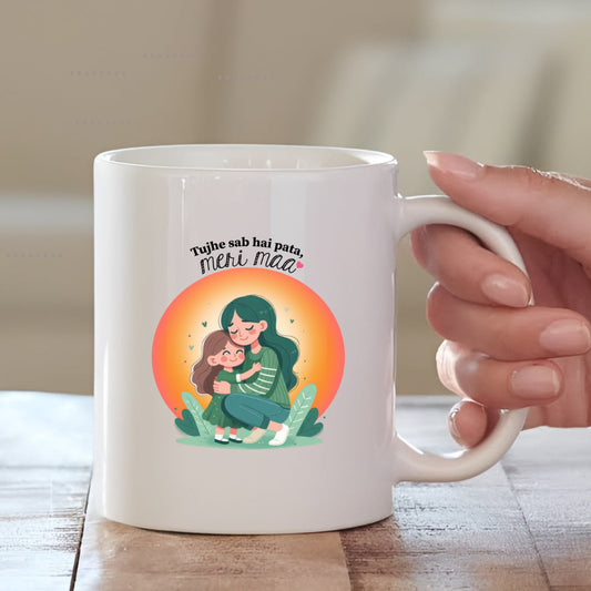 Meri Maa Ceramic Coffee Mug for Mother | Mother's Day Gift Mugdog- Buy Your Gifting Items