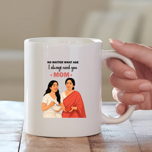 No Matter What Age Ceramic Coffee Mug for Mother | Mother's Day Gift