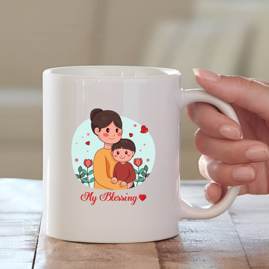 My Blessings Ceramic Coffee Mug for Mother | Mother's Day Gift