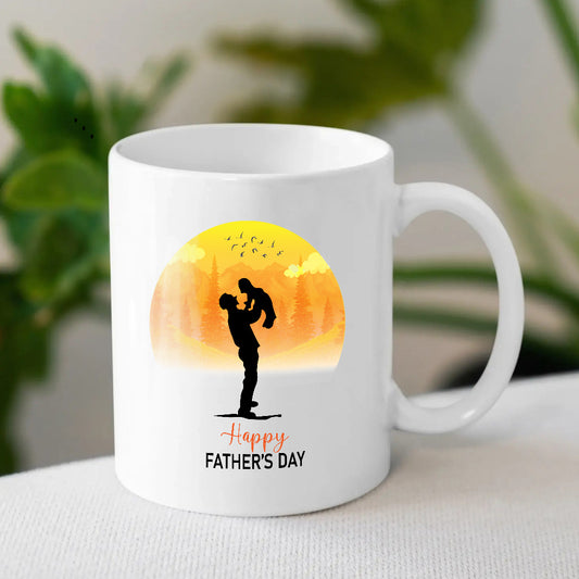 Happy Father's Day Ceramic Coffee Mug | Father's Day Gift | MugDog