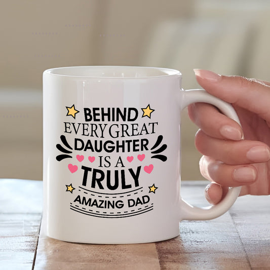 Quoted Mug for Dad from Daughter | Best Gift for Father | MugDog
