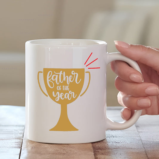 Father of the Year Coffee Mug | Presents for Fathers | MugDog