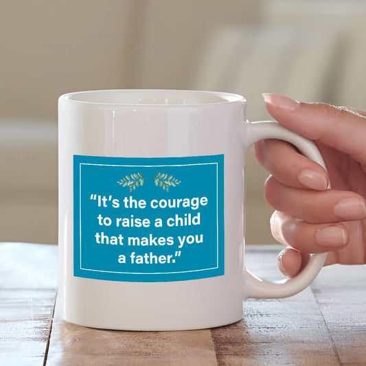Inspirational Quoted Mug for Father | Father's Day 2025 Gift | MugDog