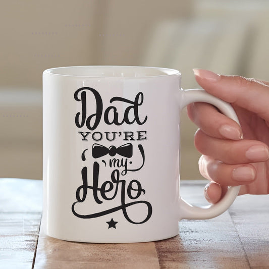 Dad You're My Hero Coffee Mug | Best Gift for Fathers | MugDog Mugdog- Buy Your Gifting Items
