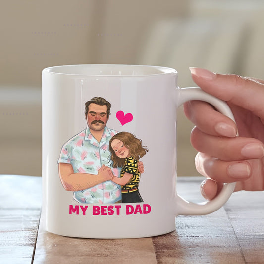 Best Dad in the World Coffee Mug | Father's Day 2025 Gift | MugDog