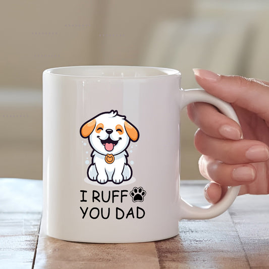 Cute Ceramic Coffee Mug for Father | Mug for Dog Lovers | MugDog