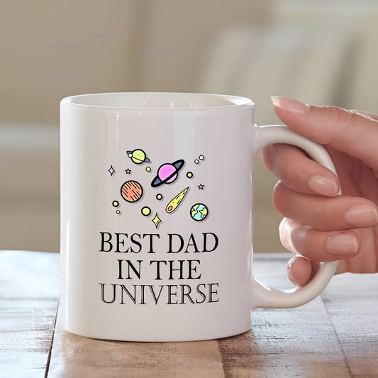 Best Dad in The Universe Mug | Custom Fathers Day Presents | MugDog