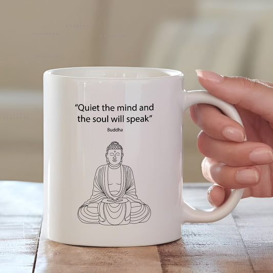 Buddha Ceramic Mugs | Thoughtful Gifts for Yoga Lovers | MugDog