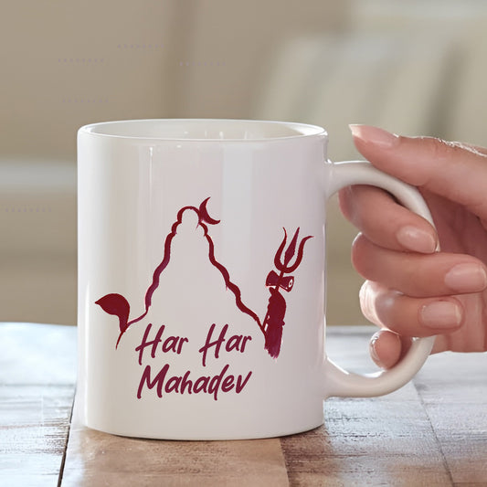 Har Har Mahadev Coffee Mugs | Shiva Mug Collection | MugDog