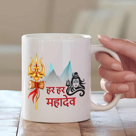 Har Har Mahadev Mugs | Spiritual Mug Gifts for Him & Her | MugDog Mugdog- Buy Your Gifting Items