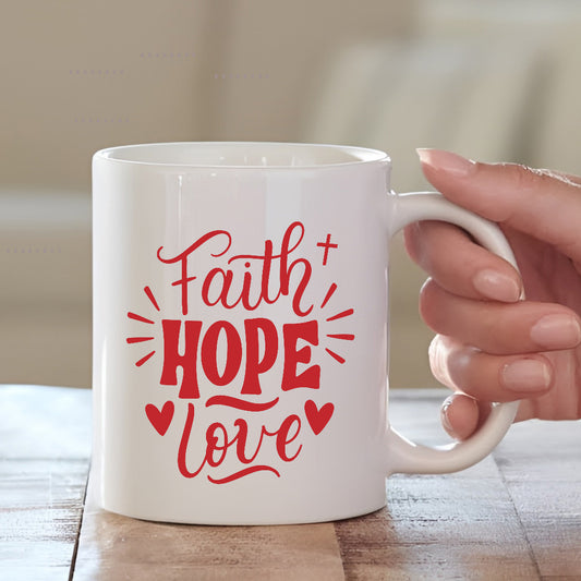 Spiritual Coffee Mugs | Fuel for Faith, Hope and Love | MugDog