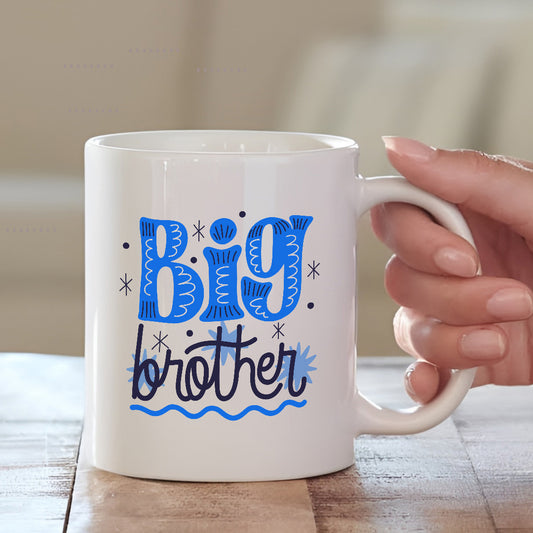 Big Brother Coffee Mug | White Ceramic Coffee Mug| MugDog