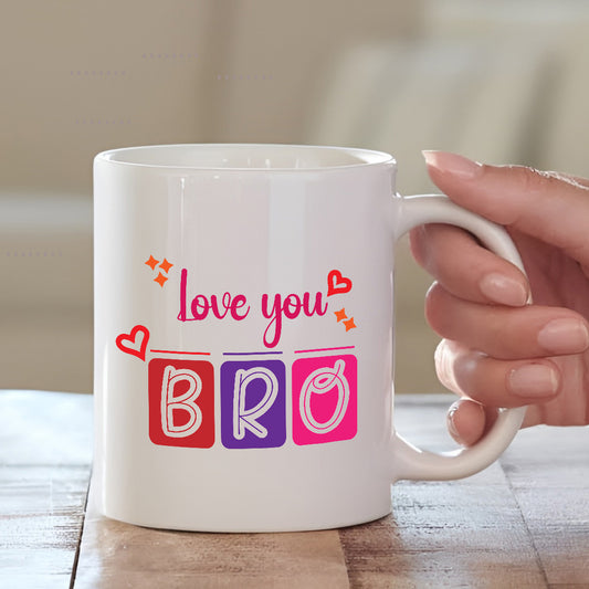 Love You Brother Mug | Gift for Men, Coffee Lovers | MugDog