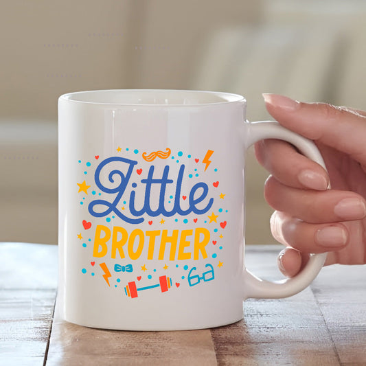 Coffee Mug for Little Brother | Heartfelt Brother Mug | MugDog Mugdog- Buy Your Gifting Items