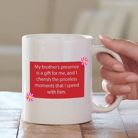 Personalized Brother Mug | Custom Mug with Message | MugDog Mugdog- Buy Your Gifting Items