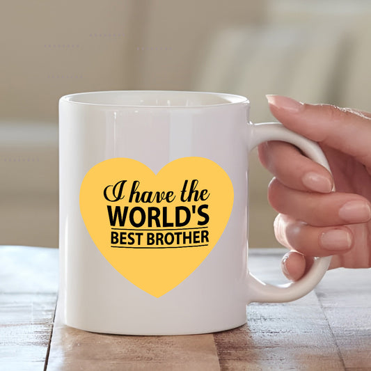 World's Best Brother Mug | Custom Mug for Him | MugDog