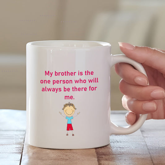 Personalized Brother Mug | Custom Mug with Message | MugDog