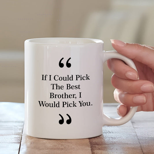 Quoted Mug for Brother | Custom Mug for Him | MugDog Mugdog- Buy Your Gifting Items