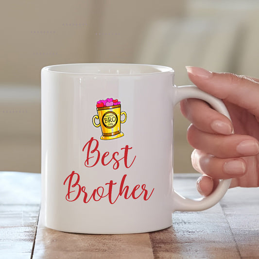 Best Brother Mug – Classic Rakhi Gift for Your Amazing Bhai