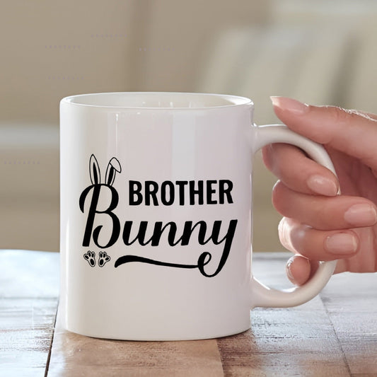 Brother Bunny Print Mug – Cute & Quirky Gift for Brother Mugdog- Buy Your Gifting Items
