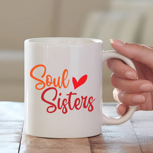 Soul Sister Mug – Heartfelt Gift for Your Sister Mugdog- Buy Your Gifting Items